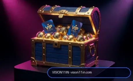 Download the app, unlock code VISION100, and enter ₹1 contests faster